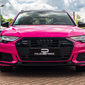 Fahrzeugfolierung Berlin Folienprinz Audi A6 Futurewrap Gloss Pink 7
