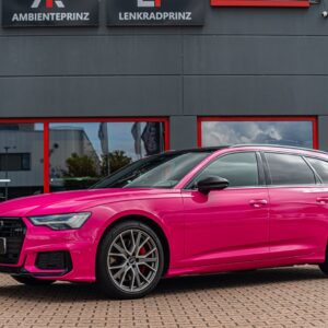 Fahrzeugfolierung Berlin Folienprinz Audi A6 Futurewrap Gloss Pink 9