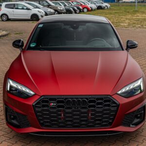 Fahrzeugfolierung Berlin Folienprinz Audi A6 Futurewrap Ppf Romani Red 10