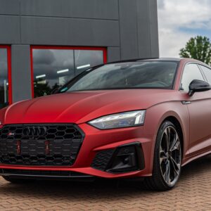Fahrzeugfolierung Berlin Folienprinz Audi A6 Futurewrap Ppf Romani Red 12