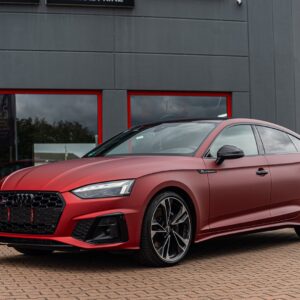 Fahrzeugfolierung Berlin Folienprinz Audi A6 Futurewrap Ppf Romani Red 13