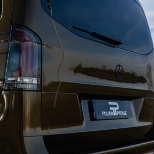 Fahrzeugfolierung Berlin Folienprinz Mercedes V Klasse Futurewrap Gloss Midnight Gold 03
