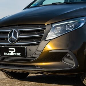 Fahrzeugfolierung Berlin Folienprinz Mercedes V Klasse Futurewrap Gloss Midnight Gold 06