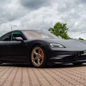 Fahrzeugfolierung Berlin Folienprinz Porsche Taycan Gts Futurewrap Ppf Schwarzmatt 09