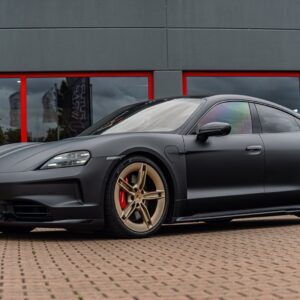 Fahrzeugfolierung Berlin Folienprinz Porsche Taycan Gts Futurewrap Ppf Schwarzmatt 13