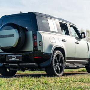Fahrzeugfolierung Berlin Folienprinz Rangerover Defender Futurewrap Matte Khaki Grey 2