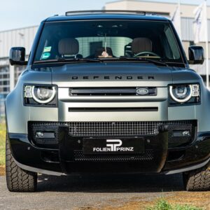 Fahrzeugfolierung Berlin Folienprinz Rangerover Defender Futurewrap Matte Khaki Grey 6