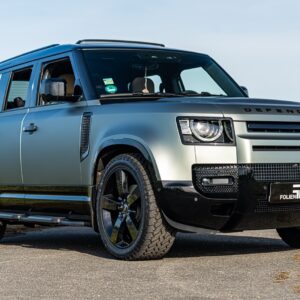 Fahrzeugfolierung Berlin Folienprinz Rangerover Defender Futurewrap Matte Khaki Grey 8
