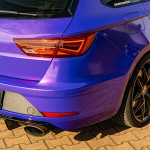 Fahrzeugfolierung Berlin Folienprinz Seat Leon Cupra Futurewrap Gloss Plum Purple 2