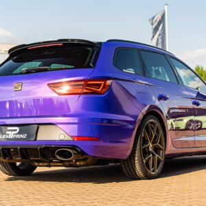 Fahrzeugfolierung Berlin Folienprinz Seat Leon Cupra Futurewrap Gloss Plum Purple 3