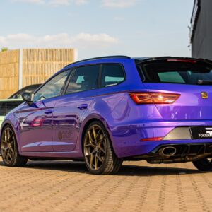 Fahrzeugfolierung Berlin Folienprinz Seat Leon Cupra Futurewrap Gloss Plum Purple 4