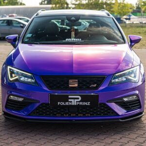 Fahrzeugfolierung Berlin Folienprinz Seat Leon Cupra Futurewrap Gloss Plum Purple 7
