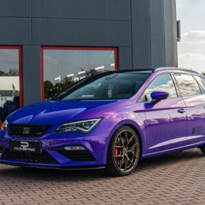 Fahrzeugfolierung Berlin Folienprinz Seat Leon Cupra Futurewrap Gloss Plum Purple 9