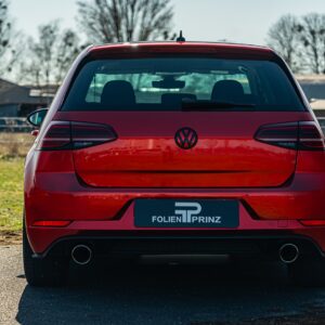 Fahrzeugfolierung Berlin Folienprinz Vw Golf Futurewrap Gloss Love Red 2